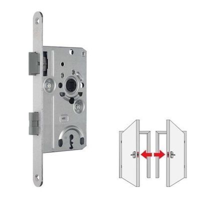 baumanti Einsteckschloss BB 72/55 Klasse 1 Rundstulp 20 mm silber