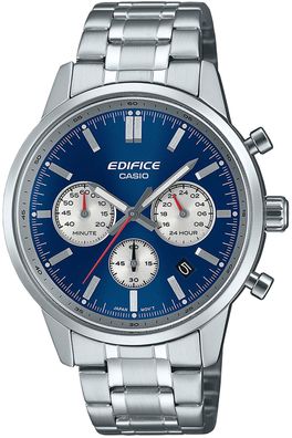 Casio Edifice Chronograph Herrenuhr Stahl/Blau EFR-575D-2AEF