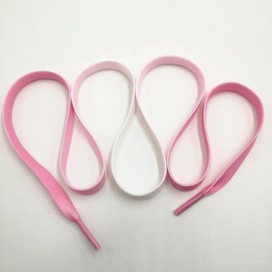 2-farbige Schnürsenkel Laces Turnschuhe Sneaker 9 Varianten 100 - 140cm x 10mm
