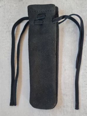 Laguiole Leder Stecketui für 9cm & 10cm Taschenmesser, schwarz