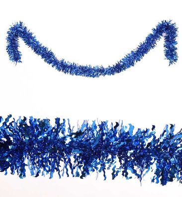 narrenwelt Girlande blau Deko Boa Universal Bayern Girlande mit Glanz 2 mtr DEKO