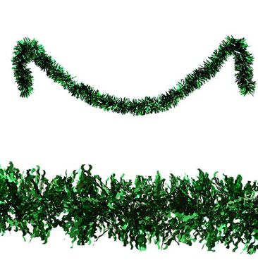 narrenwelt Girlande grün Weihnachten Deko Boa Girlande mit Glanz 2 mtr DEKO