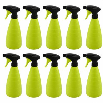 Sprühflaschen 10x Wassersprüher Zerstäuber 785ml grün Handsprüher Pumpflasche