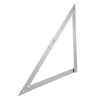 Bauwinkel klappbar 600 mm / 60 cm | Winkeldreieck aus Aluminium für exakte 90°