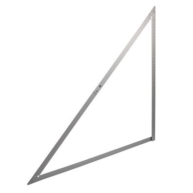 Bauwinkel klappbar 1200 mm / 120 cm | Winkeldreieck aus Aluminium für exakte 90°