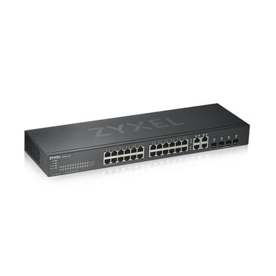 ZyXEL GS1920-24v2 - Switch - Smart - 24 x 10/100/1000 + 4 x Kombi-Gigabit-SFP