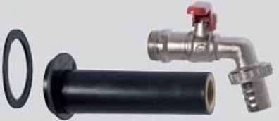 airfit Tankadapter-Auslauf-SetDichtung, Kugelhahn 3/4", Adapter