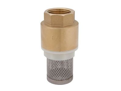 Bouchon de vidange JS, système YORK, avec ressort et panier d'aspiration en inox, 1 1