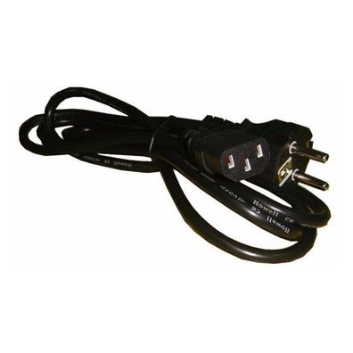 PC-AC-EC AC-Netzkabel für Kontinentaleuropa (schwarz, 1,83 Meter)