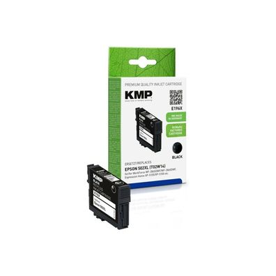 KMP E196X schwarz Tintenpatrone ersetzt EPSON 502XL (T02W14)