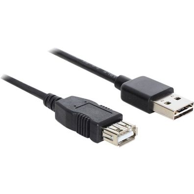 Delock DELOCK USB Verl. A -> A St/Bu 5.00m sw Easy USB