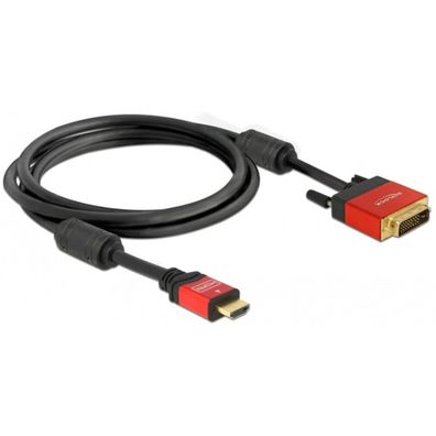 Delock DELOCK HDMI zu DVI 24 + 1 Kabel bidirektional 2 m