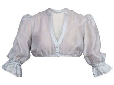 Dirndlbluse Anvella himmelblau