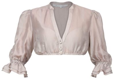 Dirndlbluse Anvella taupe