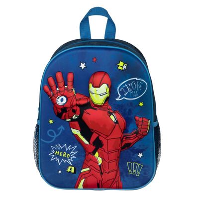 Marvel Avengers 3D Rucksack Kinder für Kindergarten Schule Freizeit und Ausflüge