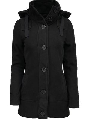Brandit Damen Jacke Women Square Fleece Jacket Black