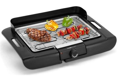 Clatronic BQ 3507 Elektrogrill Barbecue-Tischgrill Indoor-Outdoor 2000 Watt