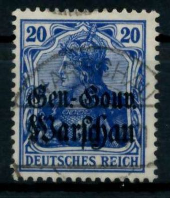 BES 1WK D-POST IN POLEN Nr 13c gestempelt X6CE33A