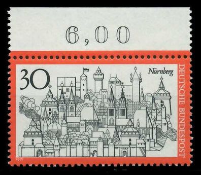 BRD 1971 Nr 678 postfrisch ORA X7F9C42