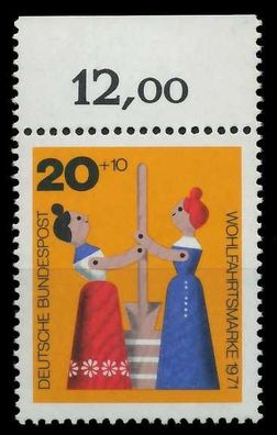 BRD 1971 Nr 705 postfrisch ORA X7F9D7A