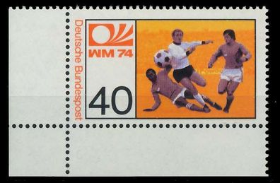 BRD BUND 1974 Nr 812 postfrisch ECKE-ULI X7FFCDA