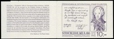 Schweden Markenheftchen Nr MH 100 postfrisch S019C82