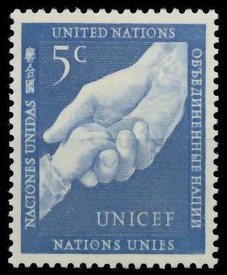 UNO NEW YORK 1951 Nr 5 postfrisch X404DAE