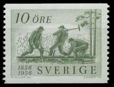 Schweden 1956 Nr 418A postfrisch SDB0CDE
