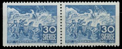 Schweden 1957 Nr 421Dl Dr postfrisch WAAGR PAAR SDB0CC2