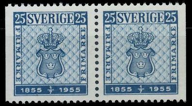Schweden 1955 Nr 402Dl Dr postfrisch WAAGR PAAR SDB0D86