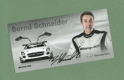 Bernd Schneider ( DTM Rennfahrer ) - persönlich signiert