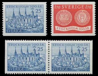 Schweden 1953 Nr 383-384 postfrisch SDB0E7E