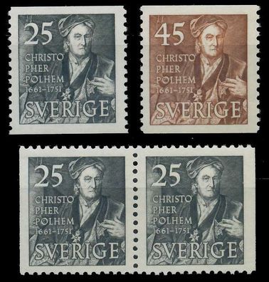 Schweden 1951 Nr 363-364 postfrisch SDB0F9E