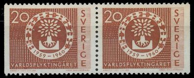 Schweden 1960 Nr 457Dl Dr postfrisch WAAGR PAAR SDBA32E