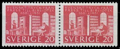Schweden 1961 Nr 476Dl Dr postfrisch WAAGR PAAR SDBA532