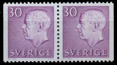 Schweden DS GUSTAV-VI Nr 489Dl Dr postfrisch WAAGR PAAR SDBA642
