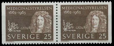 Schweden 1963 Nr 508Dl Dr postfrisch WAAGR PAAR SDBA79A