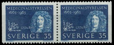 Schweden 1963 Nr 509Dl Dr postfrisch WAAGR PAAR SDBA7B2