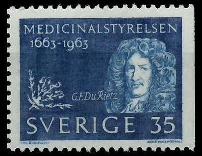 Schweden 1963 Nr 509Dr postfrisch SDBA7BE
