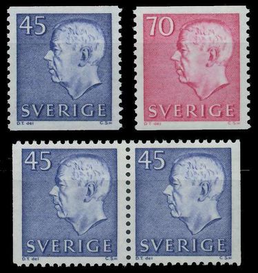 Schweden DS GUSTAV-VI Nr 586-587 postfrisch SDBF2EE
