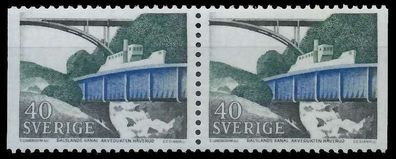 Schweden 1968 Nr 599Dl Dr postfrisch WAAGR PAAR SDBF4A6