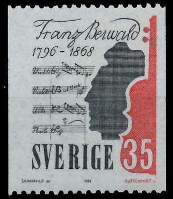 Schweden 1968 Nr 601C postfrisch SDBF4DA
