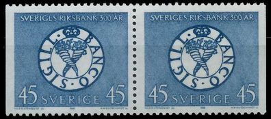 Schweden 1968 Nr 603Dl Dr postfrisch WAAGR PAAR SDBF51E