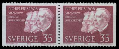 Schweden 1968 Nr 626Dl Dr postfrisch WAAGR PAAR SE036AE