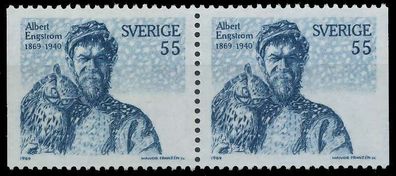 Schweden 1969 Nr 637Dl Dr postfrisch WAAGR PAAR SE0377E