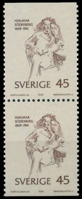 Schweden 1969 Nr 653Do Du postfrisch SENKR PAAR SE03822