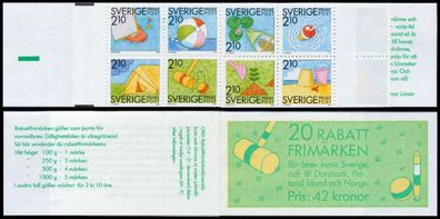 Schweden Markenheftchen Nr MH 139 postfrisch XAA0ADE