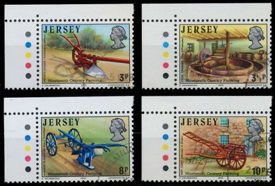 JERSEY 1975 Nr 114-117 gestempelt ECKE-OLI XADB082
