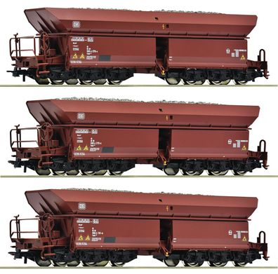 Roco 77030 Set 1: Erzwagen Faals 150 DB IV 3-tlg Spur H0