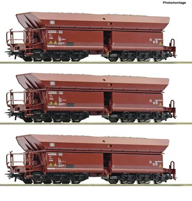 Roco 77031 Set 2: Erzwagen Faals 150 DB IV 3-tlg. Spur H0